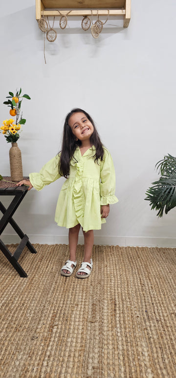 Pista green dress TT0144