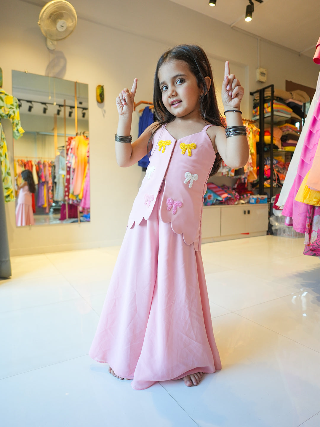 BlushBow plazo Set