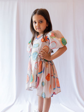 Candy Confetti Puff Dress