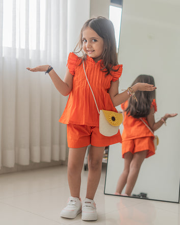 Orange Pulpy Dress