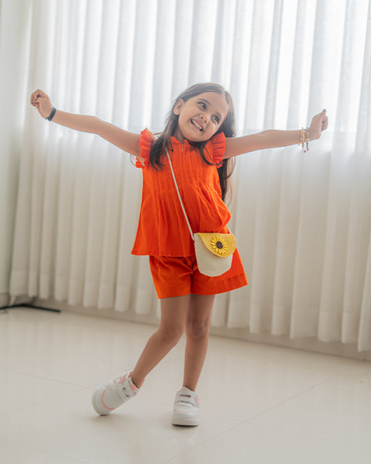 Orange Pulpy Dress
