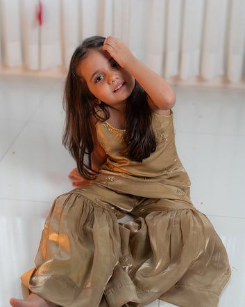 Elaichi Peda Sharara Set