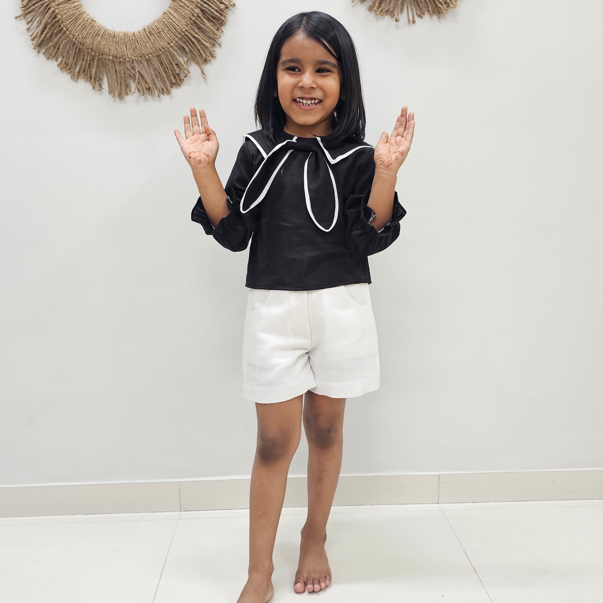 BUNNY BOW TOP WITH SHORTS TT0103