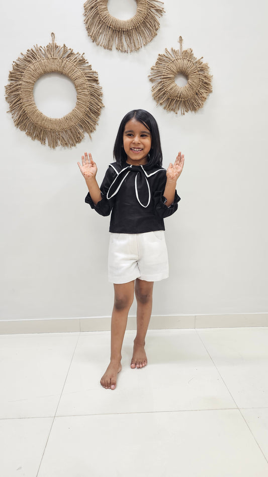 BUNNY BOW TOP WITH SHORTS TT0103