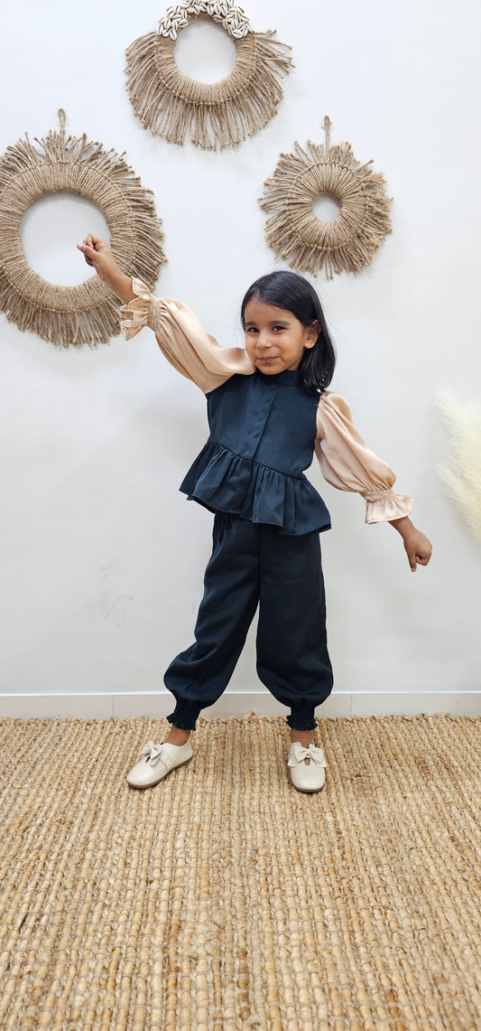 PEPLUM TOP AND BOTTOM SET TT0112