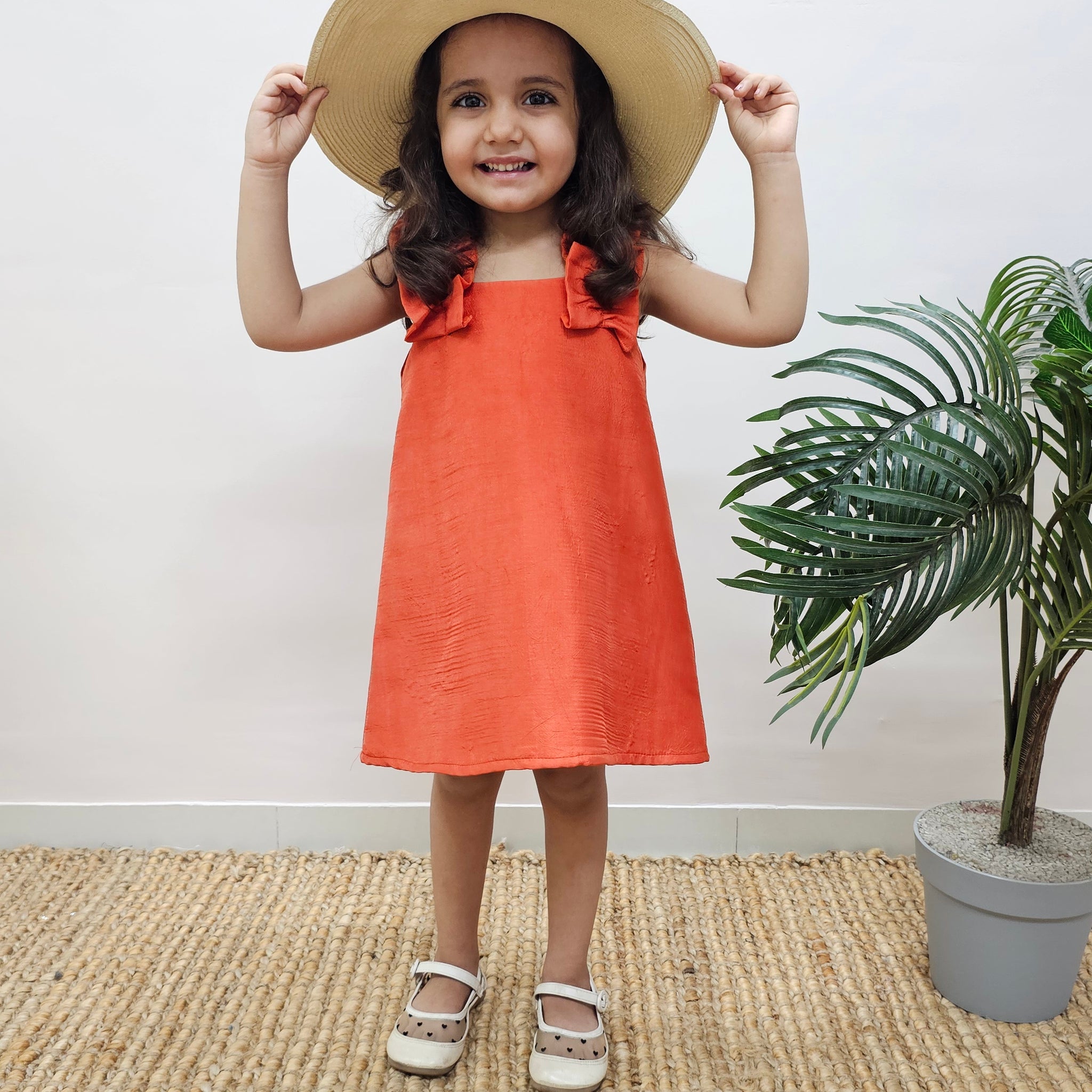 COMFY ORANGE DRESS TT0122