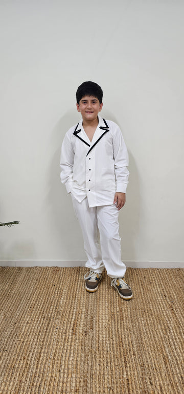 Baggy White coord set TT0130