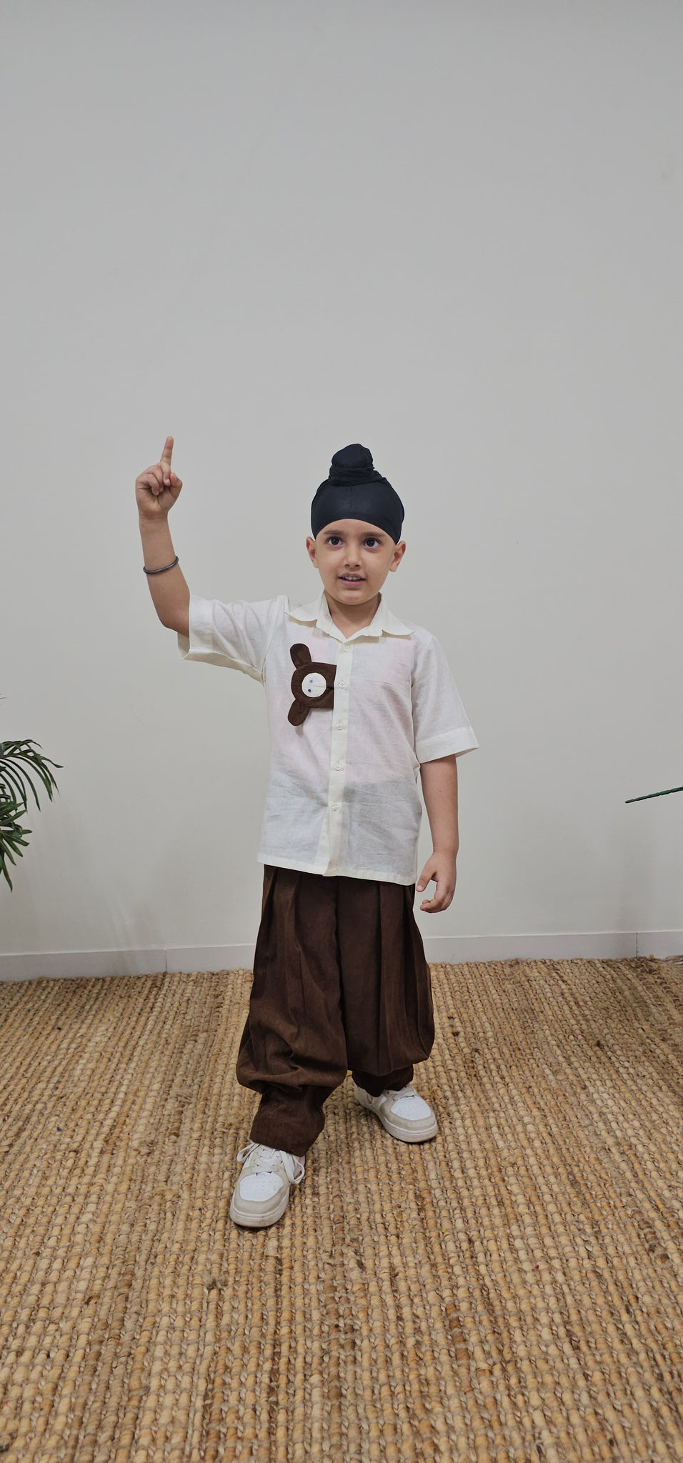 Baggy Corduroy Pants With Cotton Shirt TT0134