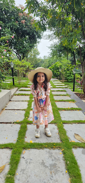 Tropical Jungle print Dress TT0139