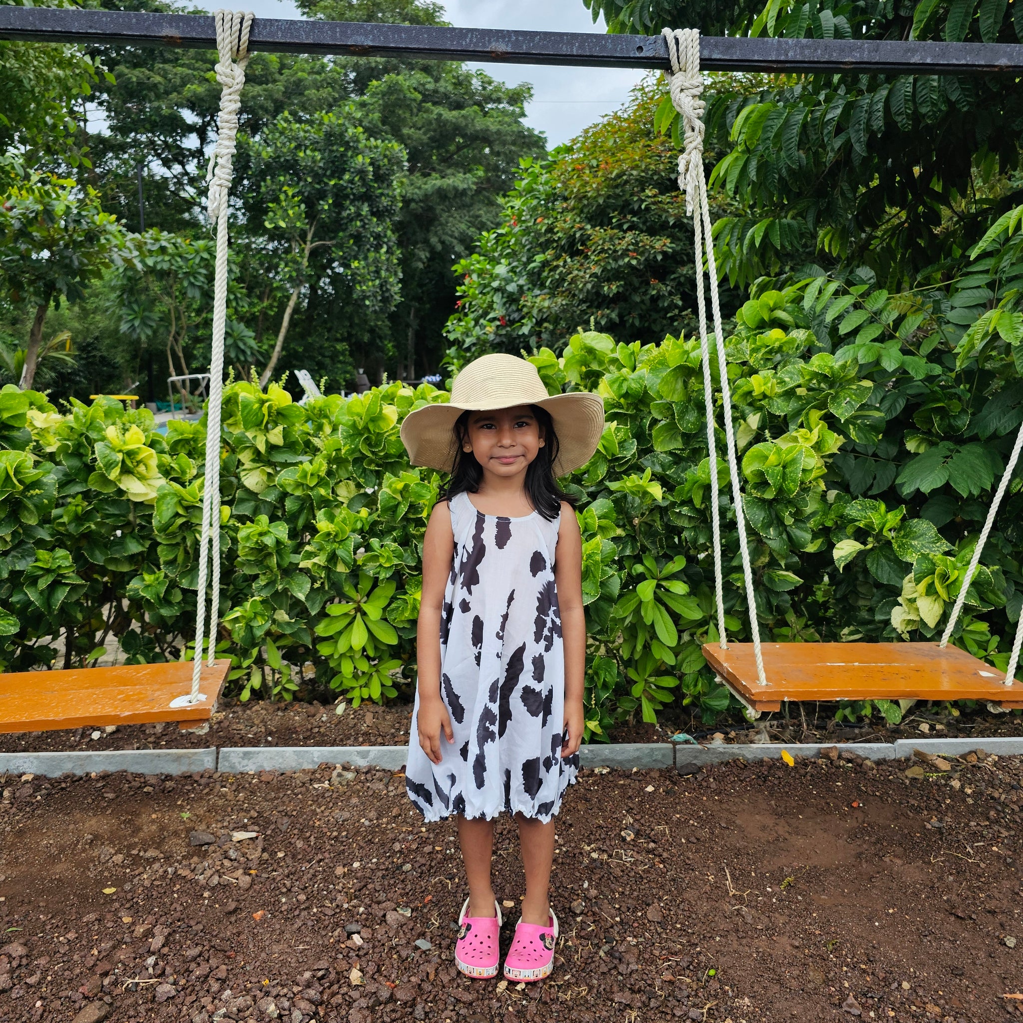 Zebra print baggy dress TT0140