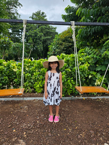 Zebra print baggy dress TT0140
