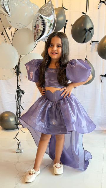 Lavender elegance party dress