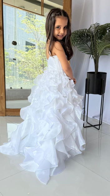 Luxury White Princess Gown