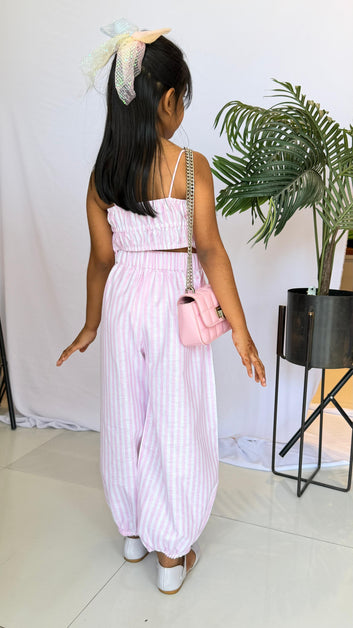 Pink Stripe Co-Ord Set
